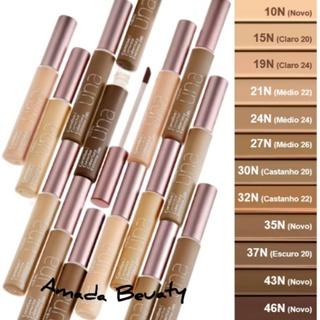 Corretivo Una Natura Cobertura Extrema Efeito Matte 24H 8 ml em Oferta na Shopee