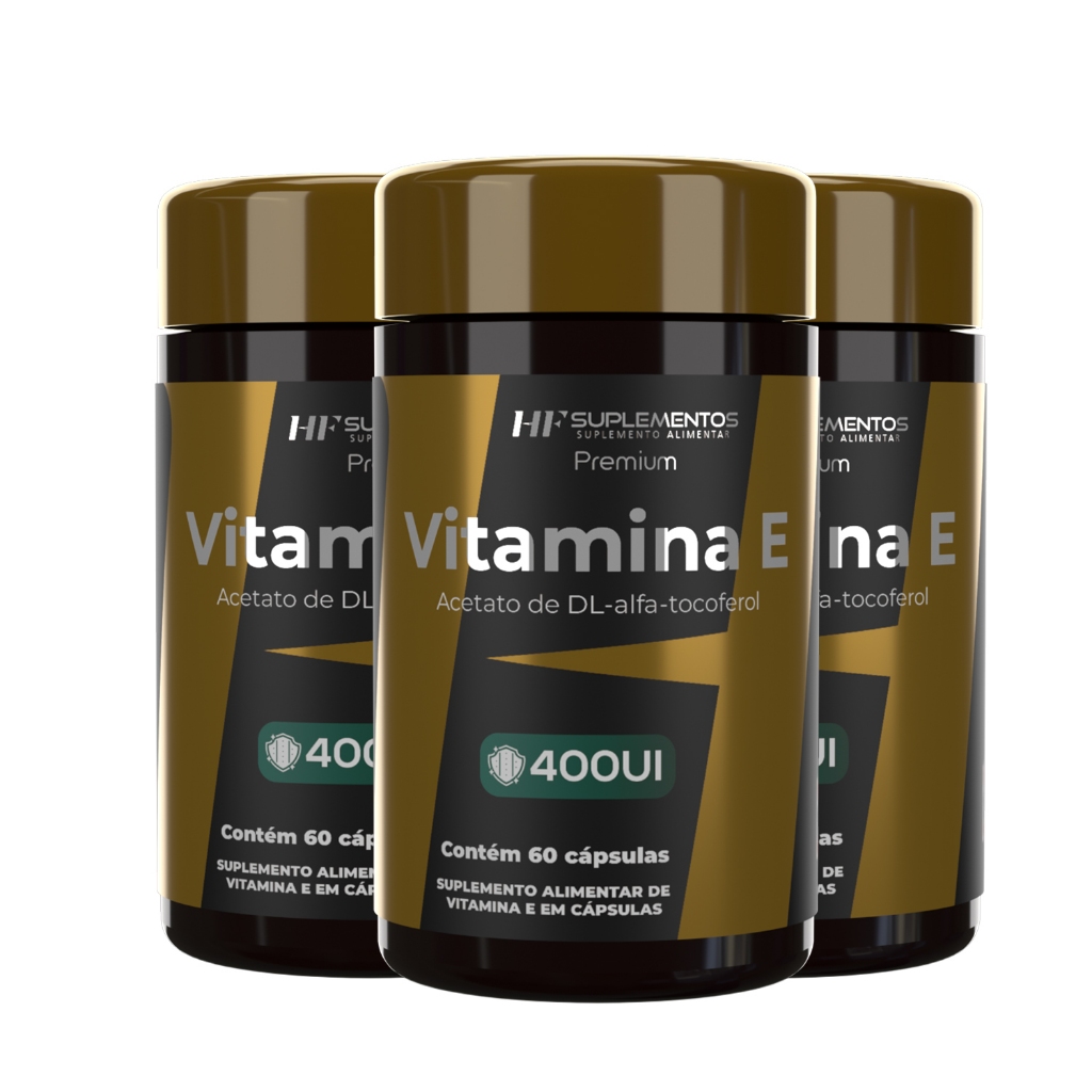 3X VITAMINA E 400UI ALFA TOCOFEROL 60 CAPS HF SUPLEMENTOS