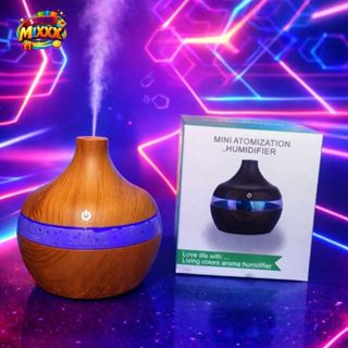 Umidificador e Aromatizador Ultrassônico com LED automático em Oferta na Shopee