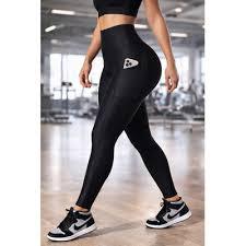 Legging Feminina Cós Alto Modeladora Suplex Não Transparente Academia Fitness Levanta Bumbum