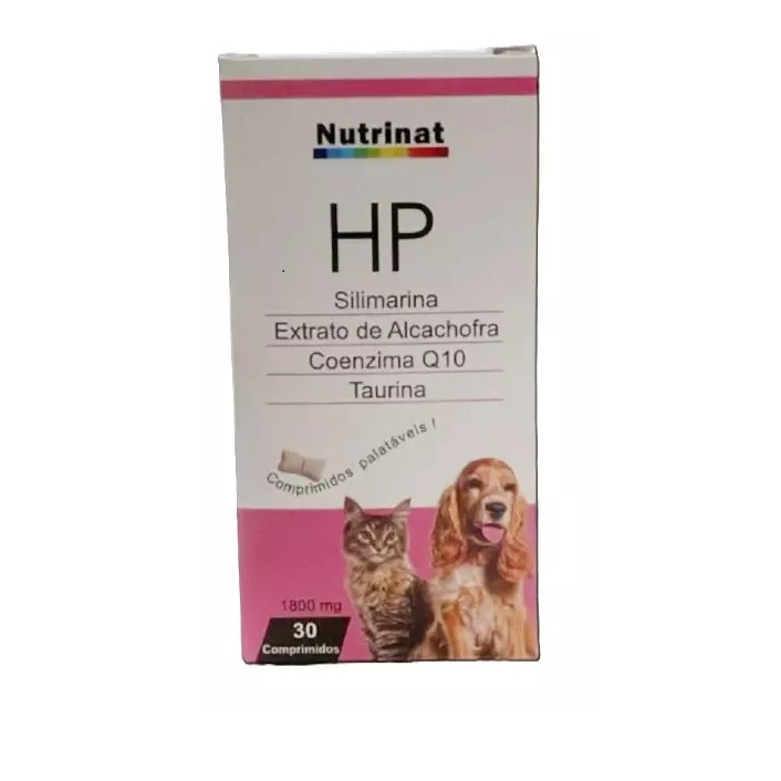 Nutrinat HP Suplemento Vitamínico Cães e Gatos 30 Comprimidos — R$ 121,70 em Shopee