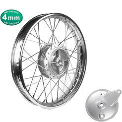 Roda Jante Calha Traseira Ybr 125 00/08 Factor 125 4mm Com Espelho Freio