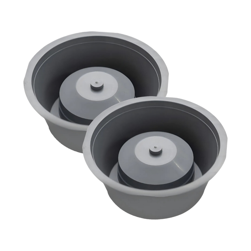 Kit 2 Adaptadores Tira Mau Cheiro Anti Insetos para Ralos e Porta-Grelhas 10 cm