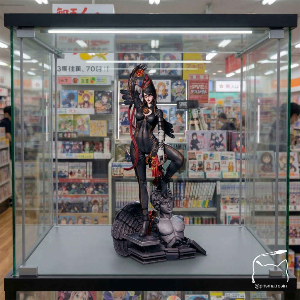 Estátua Bayonetta Escala 1/6 - Colecionável Resina 3D Premium