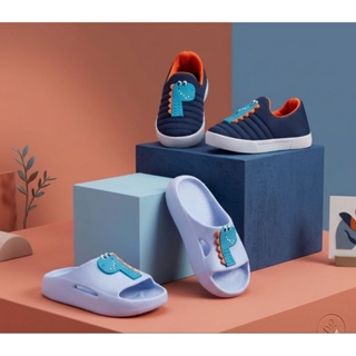 Kit Menino Tênis Calce Fácil Chinelo Nuvem Slide Dino Infantil Confortável Escolar Casual Pomoção em Oferta na Shopee