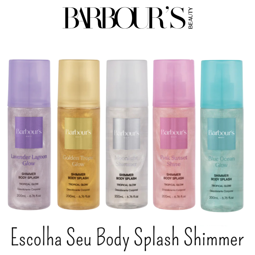 Body Splash Desodorante Shimmer Barbour's Beauty - 200ml Escolha Sua Fragrancia em Oferta na Shopee