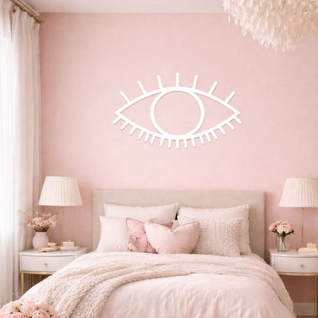 Quadro Painel Decorativo Aplique Olho Grego | em MDF 3MM - acompanha dupla face