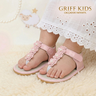 Sandália Bebê Infantil Feminina Dedinho Casual e Festas Confortável  Solado Antiderrapante em Oferta na Shopee