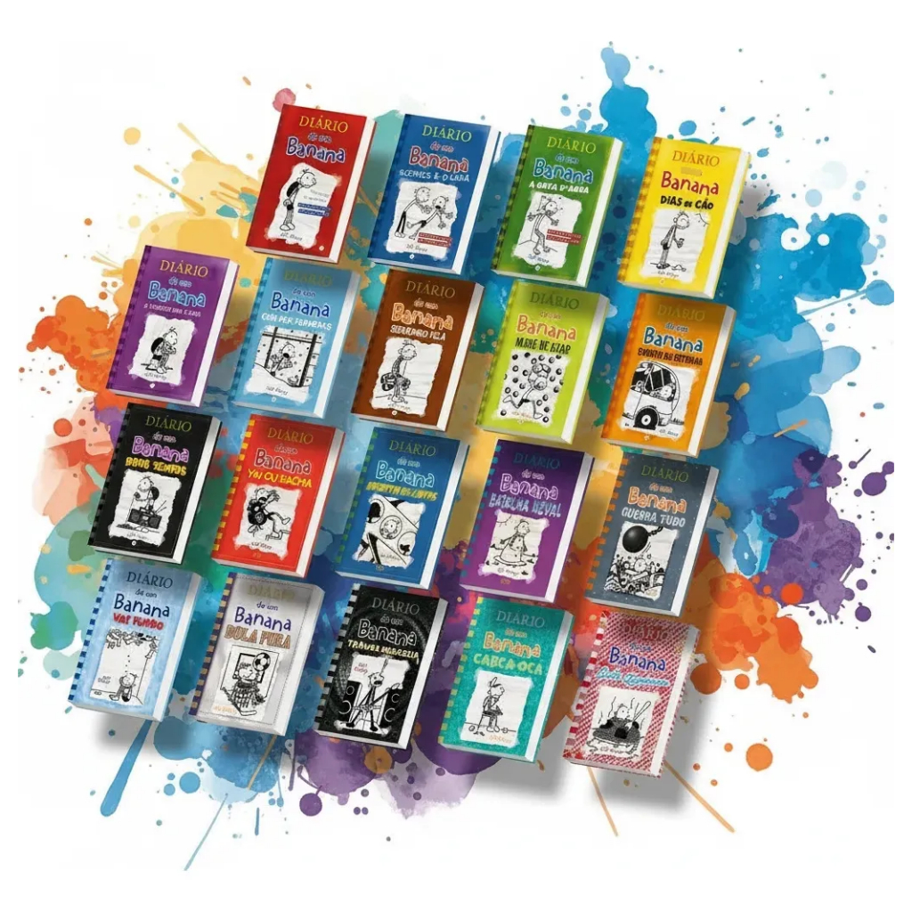 Livro Diário De Um Banana Capa Dura Avulso 1 2 3 4 5 6 7 8 9 10 11 12 13 14 15 16 17 18 19 20