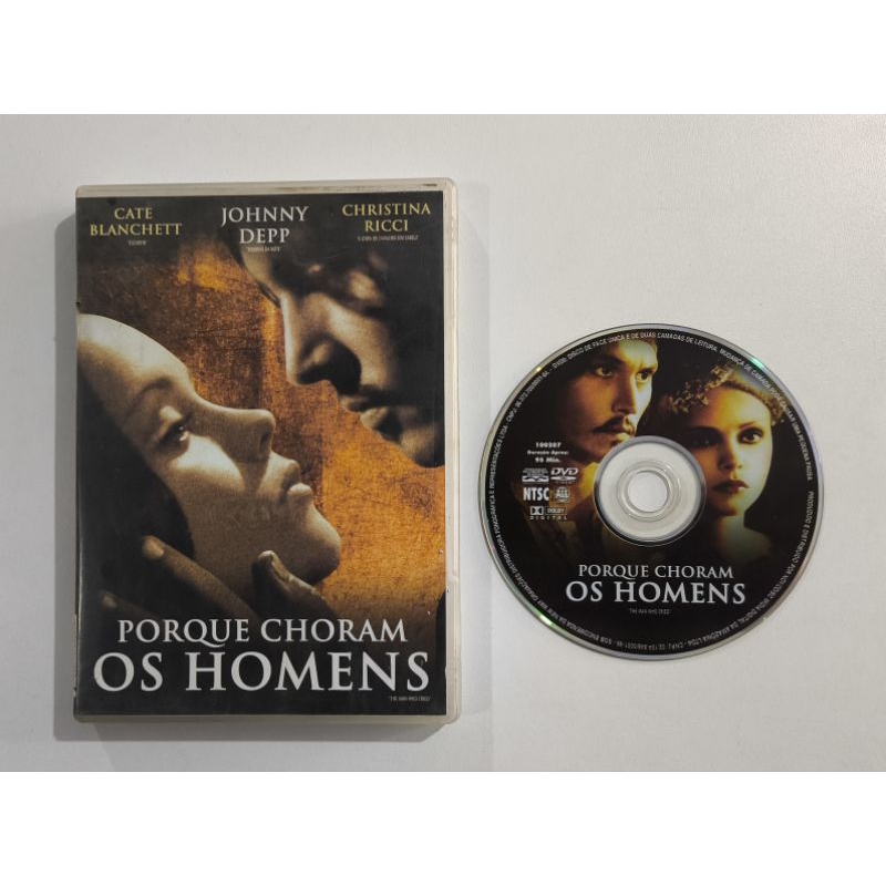 Dvd Filme - Porque Choram os Homens - Cate Blanchett - Johnny Deep - Christina Ricci