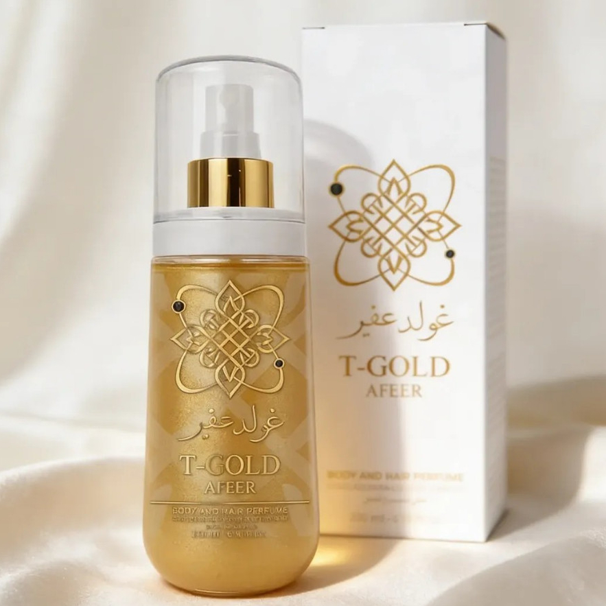 Perfume Para Corpo E Cabelo T-gold Body And Hair 200ml