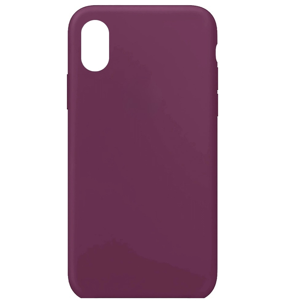 Capinha Roxa Para Iphone XR Fechada nas Laterais Case Aveludada e Silicone Proteção
