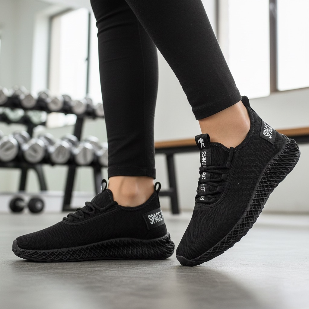 Tênis Feminino Corrida Academia Caminhada – Macio, Estável e Respirável