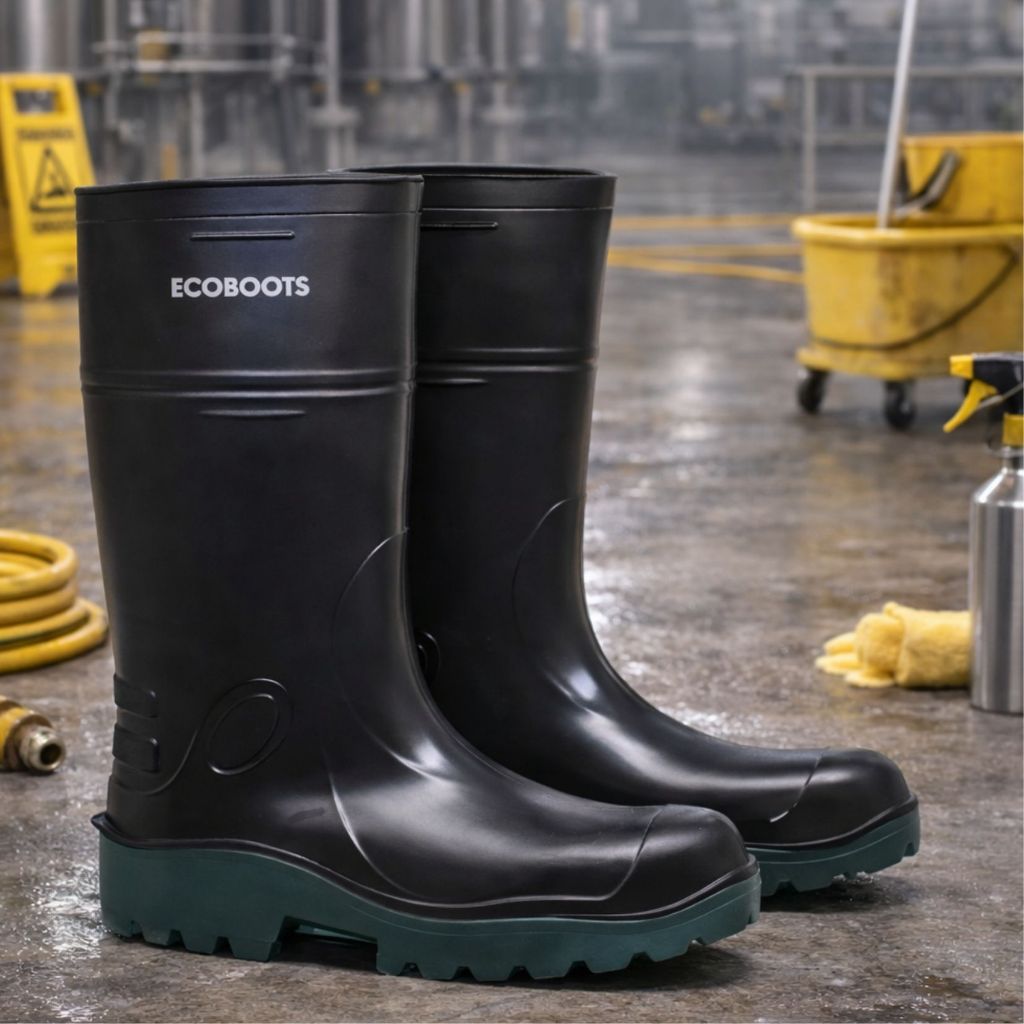 Bota Bracol 91FPUL100PA Cano Longo Bico Composite E Palmilha De Aço Proteção Epi Segurança Ca 34671