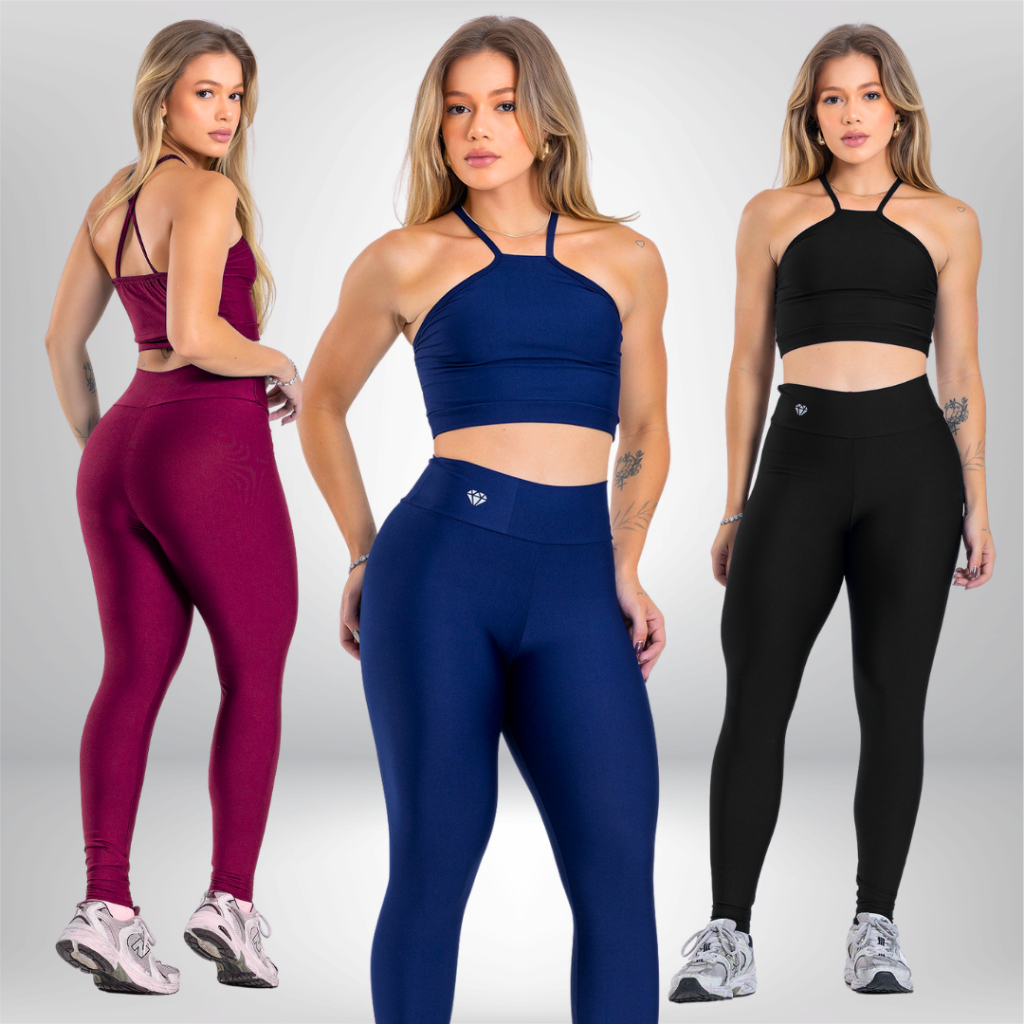 Conjunto Fitness Feminino Roupa Academia Legging
