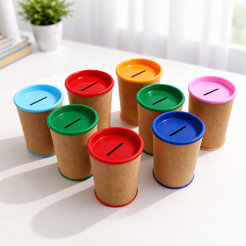 20 Cofrinhos De Papelão 10x6 Para Lembrancinhas Cofrinho Cofre Festa Brindes Personalizável