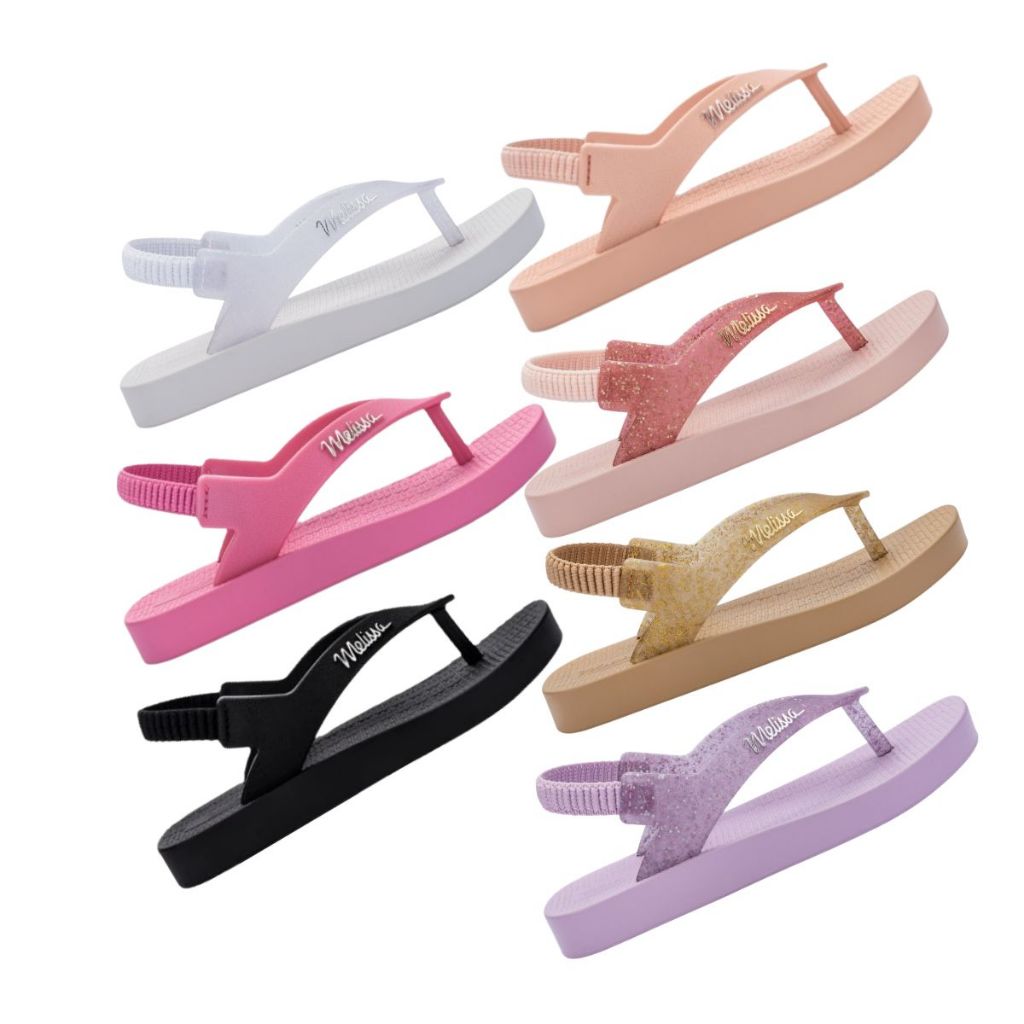 Chinelo Mini Melissa Sun Long Beach Baby Original 35762