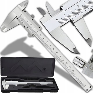 Paquimetro Analógico Manual Universal 150mm Aço Inox Com Estojo ProfissionaL