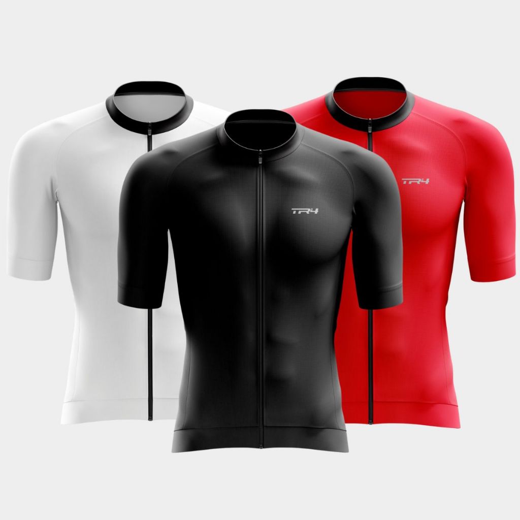 Kit 3 Camiseta Camisa Ciclismo Masculina Premium Elite Manga Curta Pedal Bike Mtb Speed