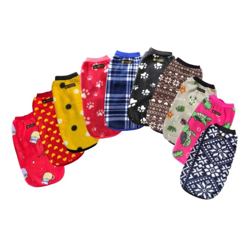 Kit atacado 10 roupinhas pet para cães e gatos revenda petshop soft inverno frio