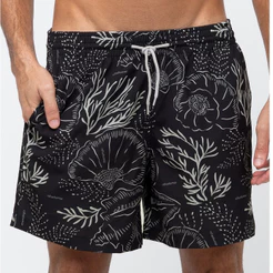 Short Masculino Rota do Mar Básico Estampado Secagem Rápida Praia Leve Premium