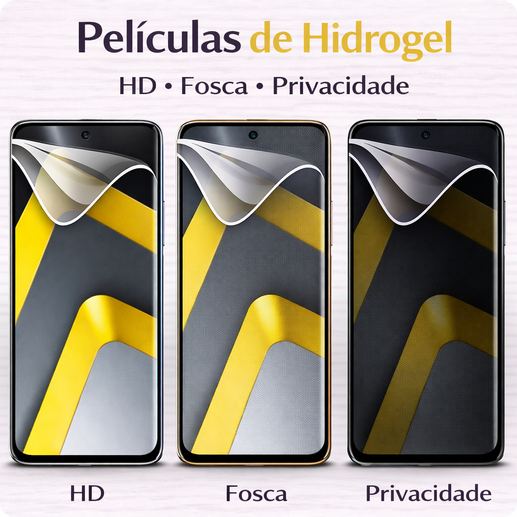 Película de Hidrogel Para Xiaomi Poco M8 - HD | Fosca | Privacidade