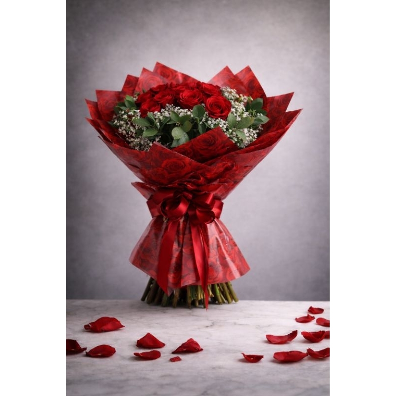 25 Folhas Poli Sujinho Decorado 49x59 cm – Embalagem Premium