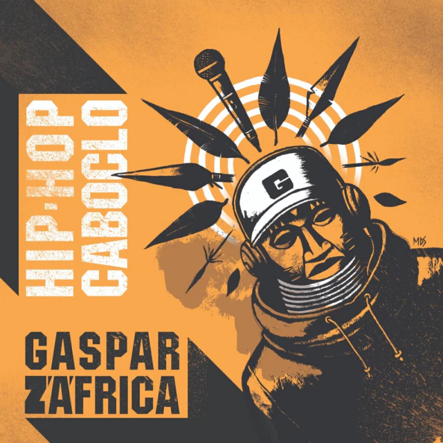 Lp Gaspar Z'Africa Brasil Hip-Hop Caboclo Vinil Laranja Nacional Lacrado