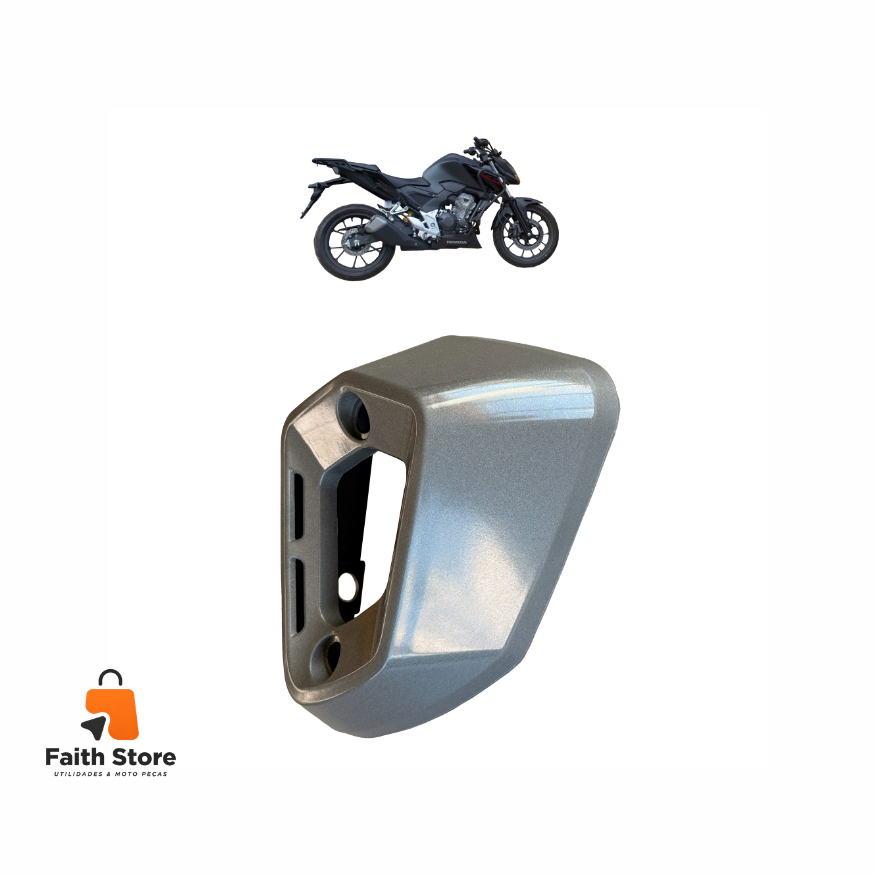 PONTEIRA PROT. ESCAPE CB 300 - 2025 NYLON PRATA
