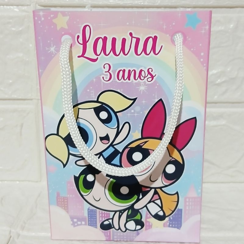 Sacolinhas Personalizadas Meninas Poderosas|Lembrancinhas Surpresa | Festa Infantil