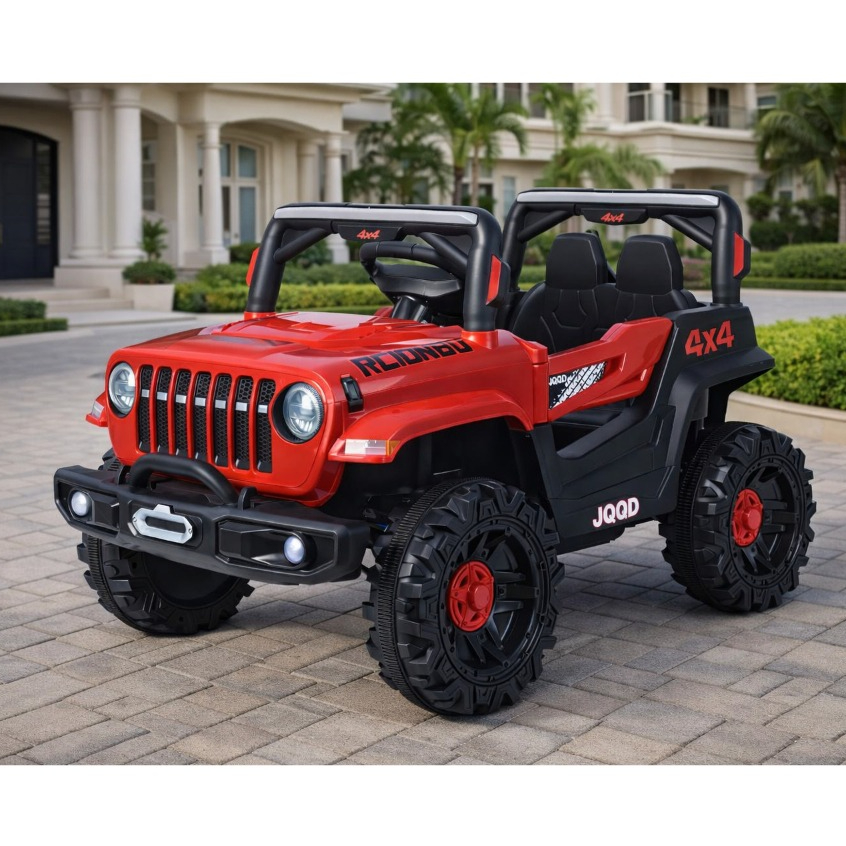 Carro Elétrico Infantil Jipão com Controle Remoto Carrinho de Passeio 12v Jipe com Buzina Zippy