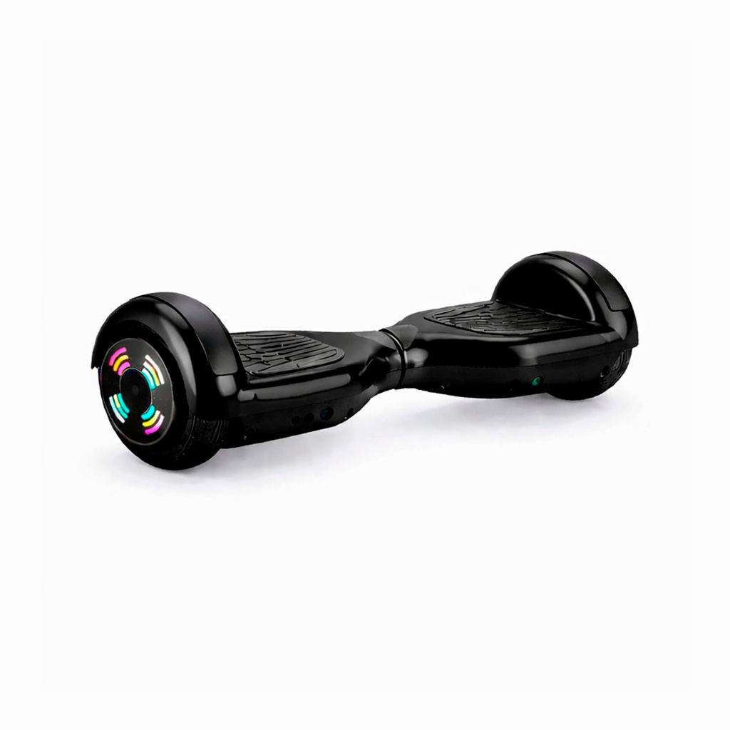 Hoverboard Skate Elétrico 6.5 Led Bluetooth Preto