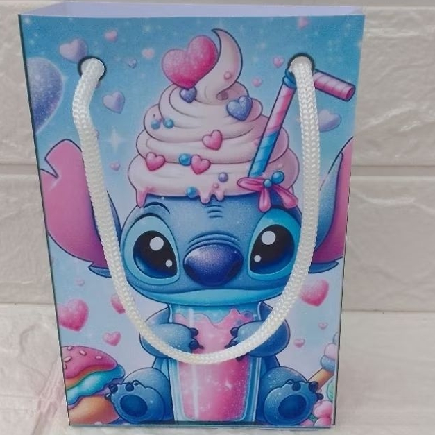 Sacolinhas Personalizadas Stitch Doce | Lembrancinhas Surpresa |Festa Infantil