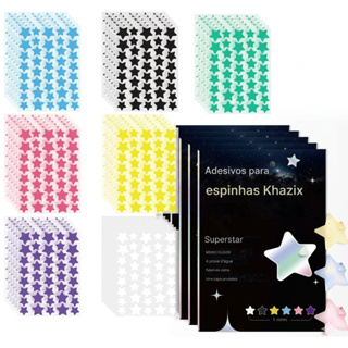 Kit Adesivos para Espinhas Acnes Hidrocoloide –Formato ursinhos e (Formato Estrela) e Removedor de Cravos Carvão Nariz em Oferta na Shopee