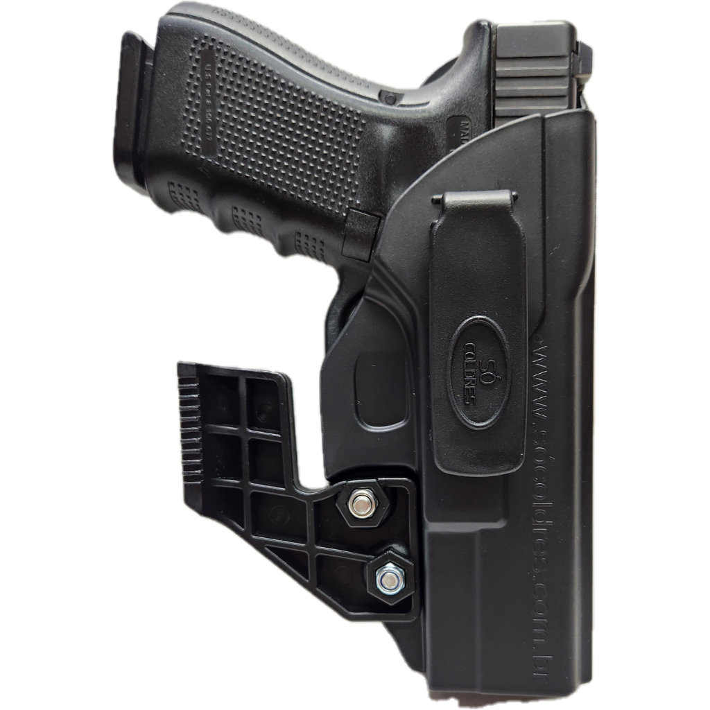 Coldre Polímero Velado uso interno Glock G17 G19 G19x G22 G23 G25 G45 Todas as Gerações