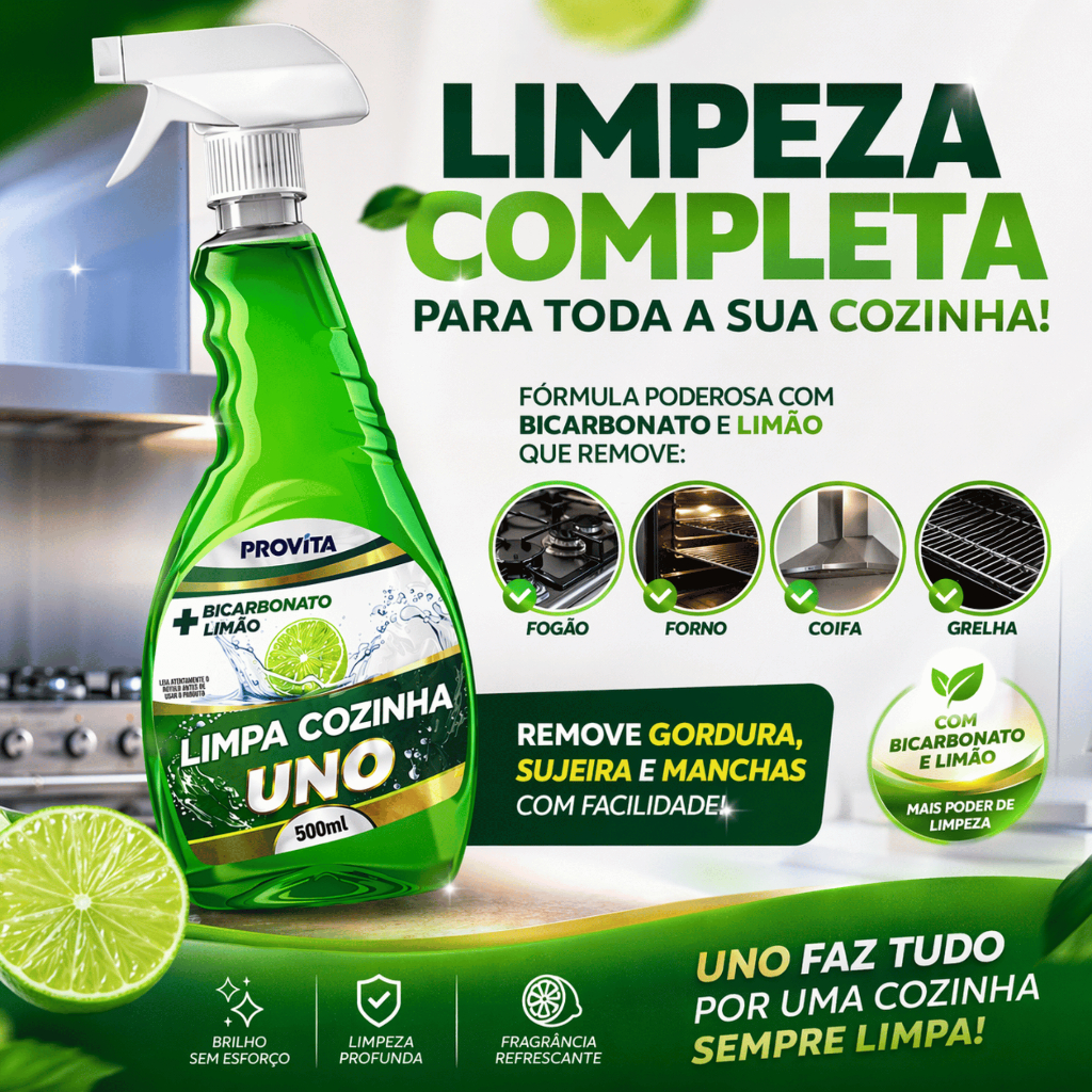 Imagem Limpa Cozinha 500ml Desengordurante Espuma Premium Limpa Remove Gordura Forno Fogão Coifa Air Fryer