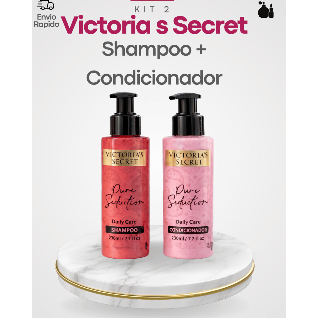 Kit Victoria's Secret Shampoo + Condicionador Inspiração Pure Seduction