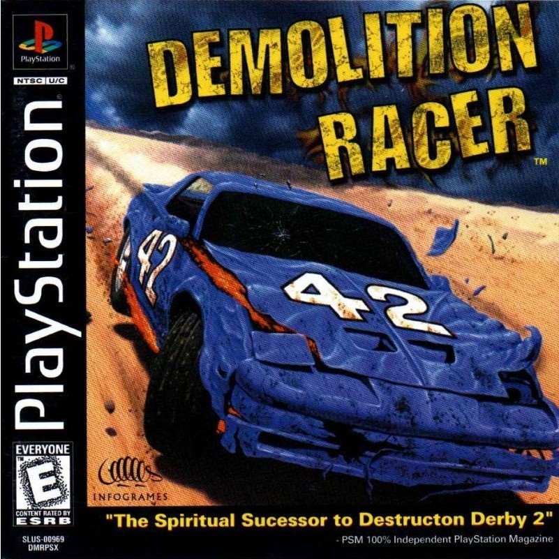 Jogo Demolition Racer - PS1 - Playstation 1 desbloqueado