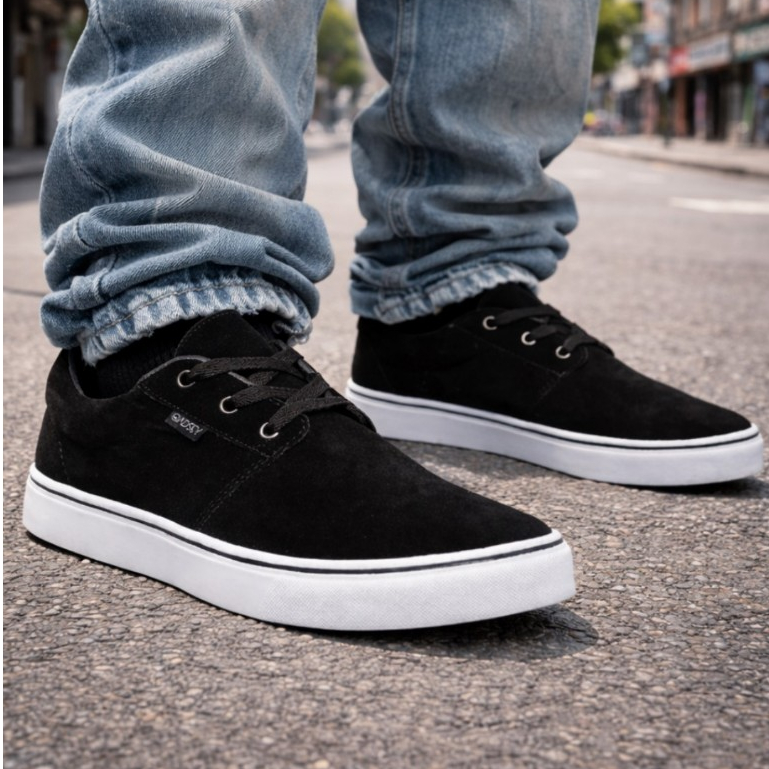 Tênis Skate Masculino Camurça Skatista Preto Confortável em Oferta na Shopee