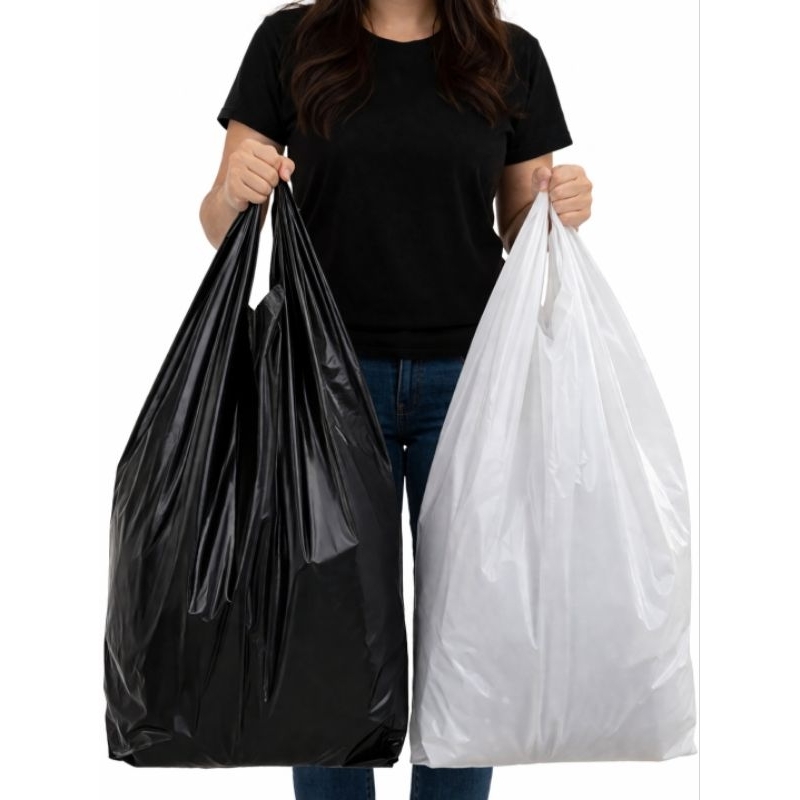 SACOLA PARA LOJA KIT 100PÇ/40×50 100PÇ/50×70 100PÇ/60×80 ALÇA CAMISETA SUPER REFORÇADA COM SEU LOGO