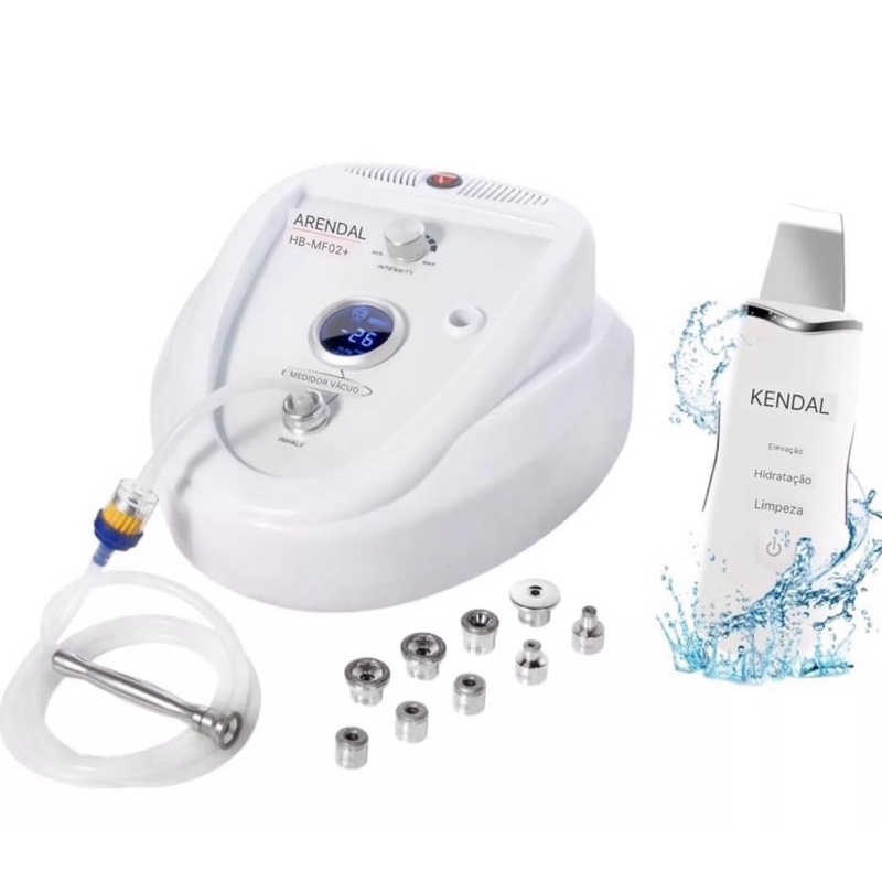 KIT APARELHO KENDAL microdermoabrasão peeling de cristal/diamante