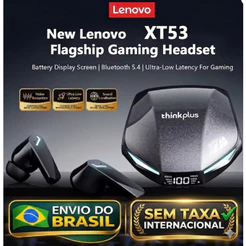Fone Lenovo TX53 Bluetooth 5.4 Sem fio
