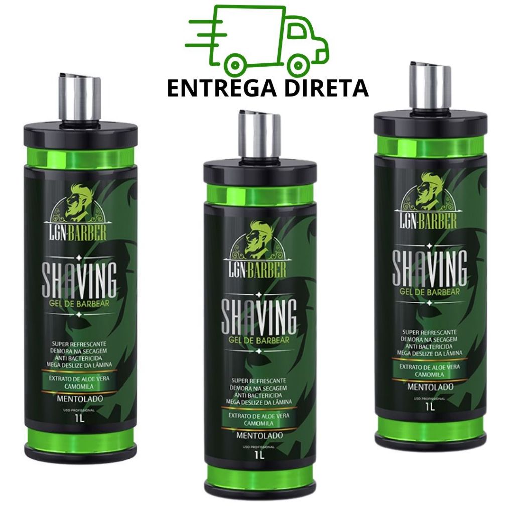 3Un shaving gel para barbear/1L - LGN Barber