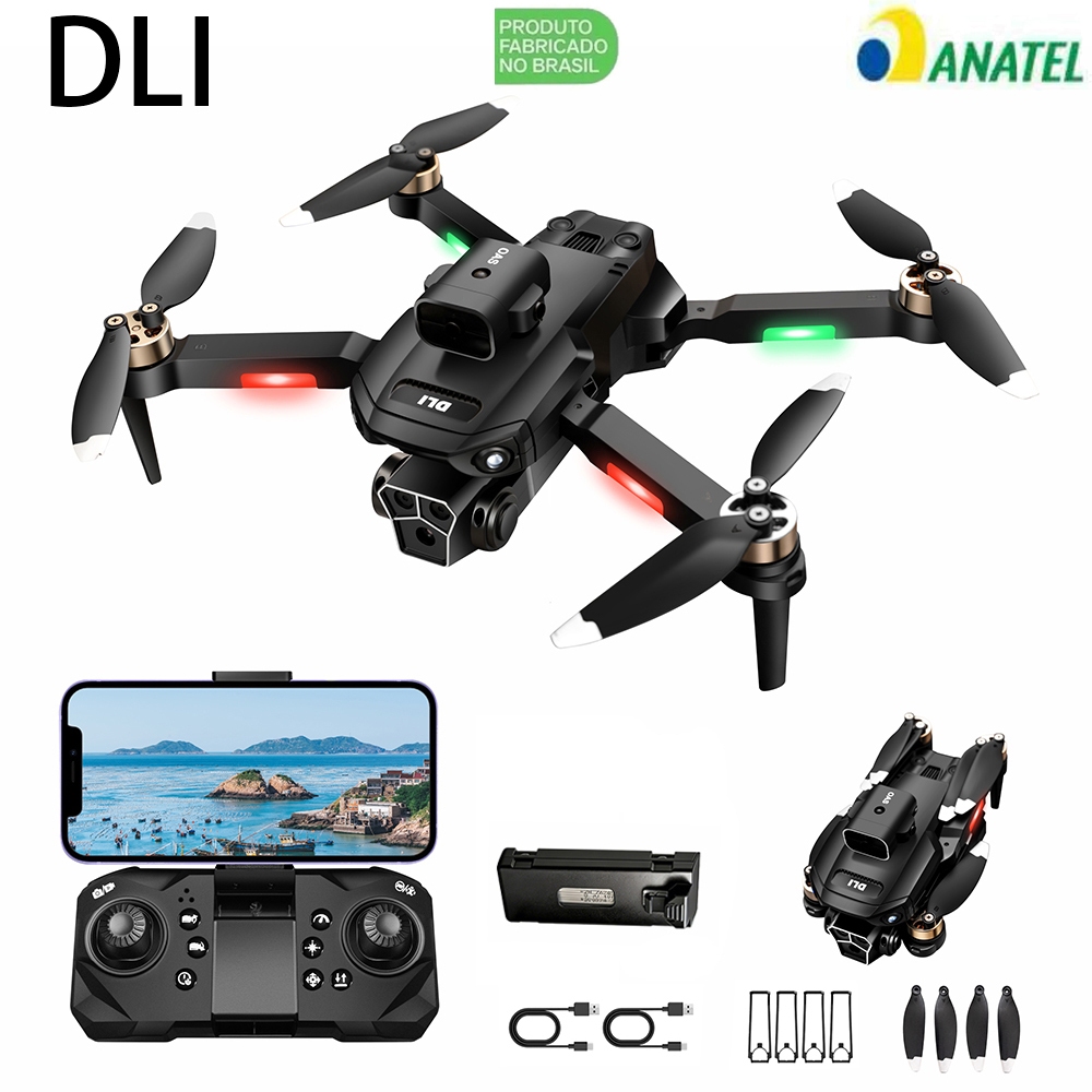 2026 Nova Drone Y3max Dual Camera 4k Profissional Sensor Obstáculos Com Motor Sem Escova 360° Roll