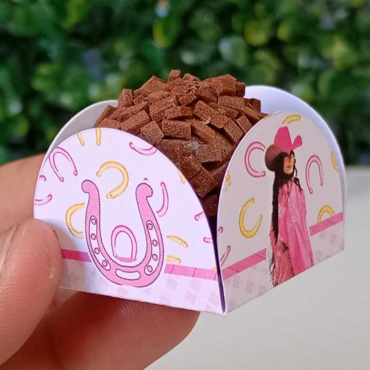 FORMINHA PARA DOCES ANA CASTELA BOIADEIRINHA PERSONALIZADA PARA DOCINHOS BRIGADEIRO FESTA INFANTIL ANIVERSARIO CASAMENTO