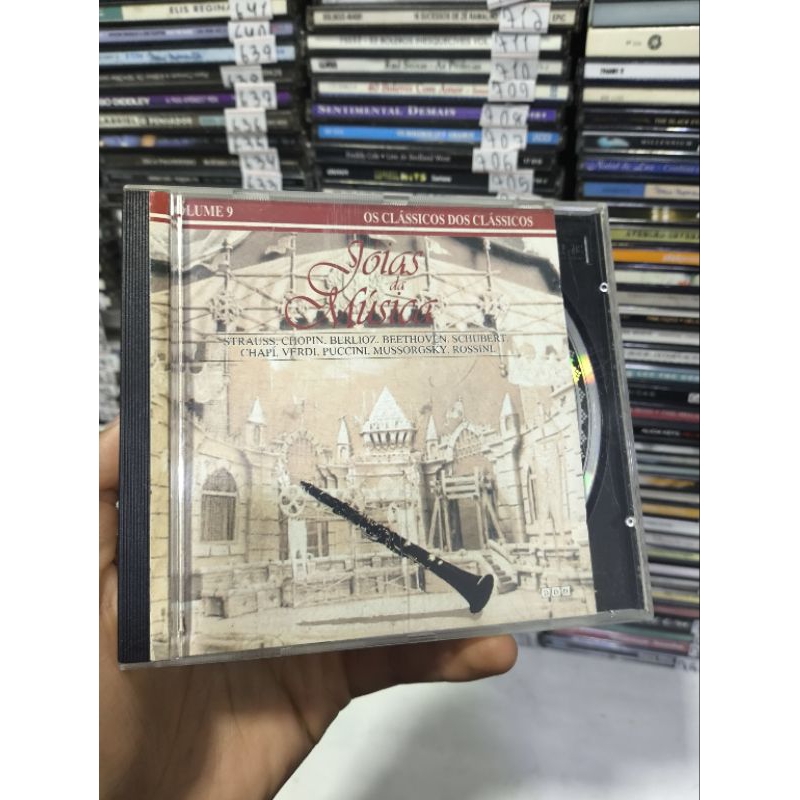CD JÓIAS DA MÚSICA - VOLUME 9 - OS CLASSICOS DOS CLÁSSICOS - STRAUS CHOPIN BELIZOZ - CD Usado conservado - REF:CD 1031