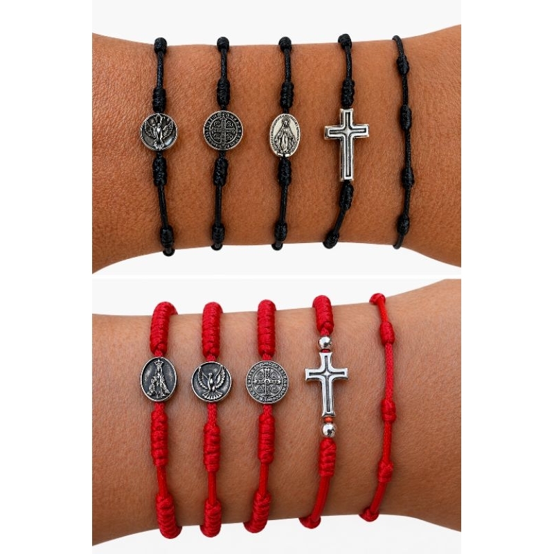 ✨PROMOÇÃO HOJE,Pulseira 7 Nós comprou kit 1 /kit 2 /kit 3 / kit 4 GANHA +1 PÇS — Mais estilo e proteção pra você! 🎁🔥