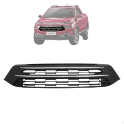 Grade Radiador Fiat Toro 2016 2017 2018 19 20 Friso Cromado