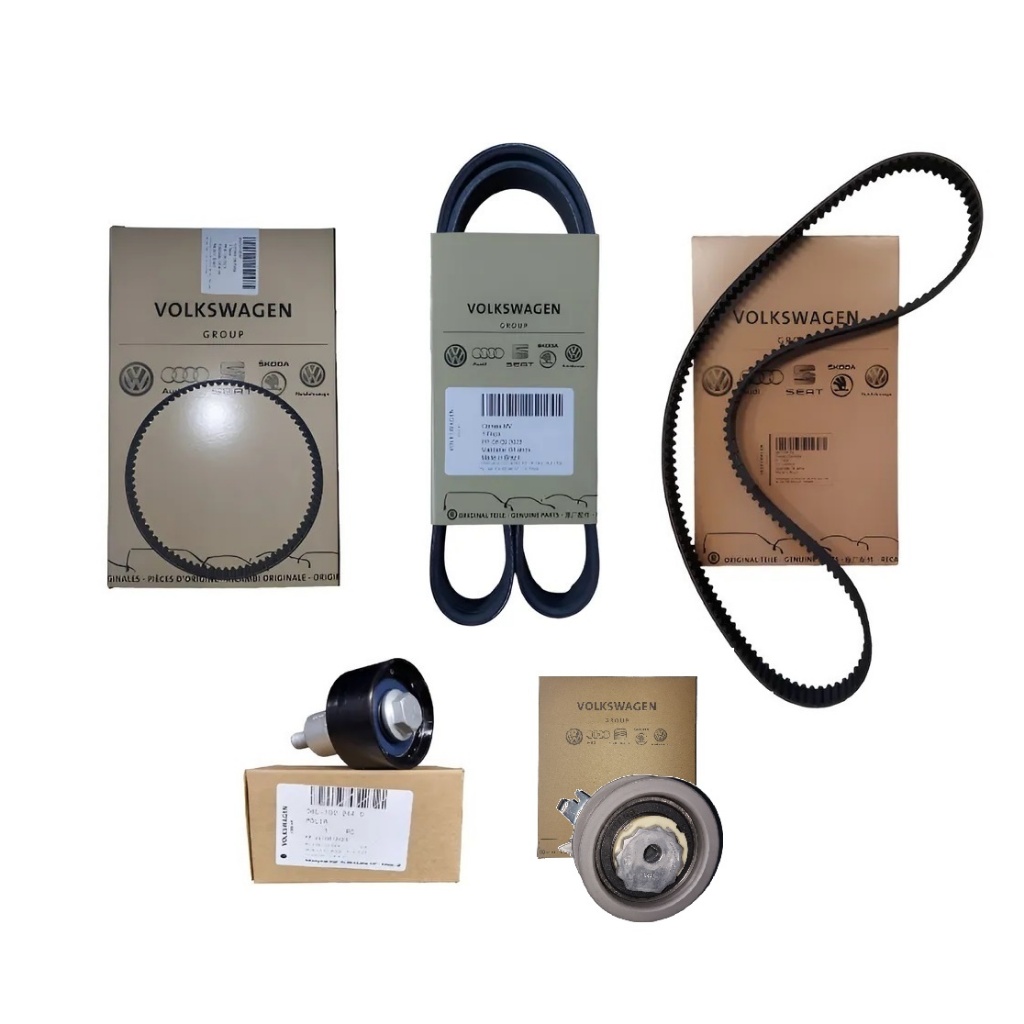 Kit Correia Dentada Motor 1.0 3 Cilindros Original Volkswagen Fox Gol Up Tsi Voyage