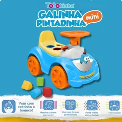 Galinha Pintadinha Totoka Totokinha Andador Interativo Cardoso Toys +18m